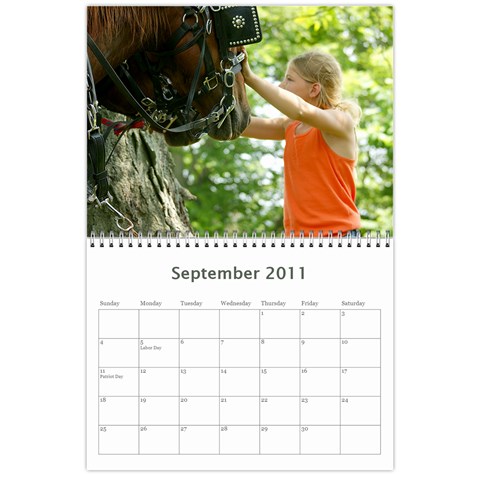 Breanna s Calendar By Rick Conley Sep 2011