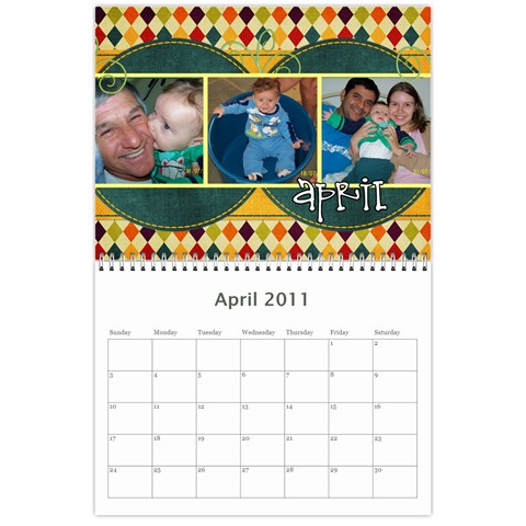 Calendario Gabriel By Thais Apr 2011