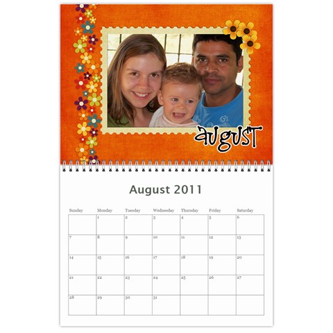 Calendario Gabriel By Thais Aug 2011