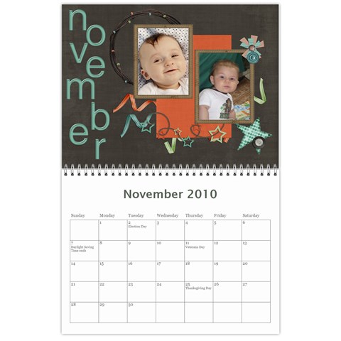 N And D Calendar  11 By Laura Nov 2010
