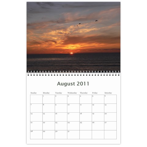 Sunset Calendar By Judy Aug 2011