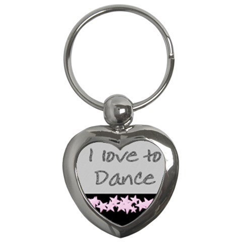 I Love To Dance Key Chain By Danielle Christiansen Front