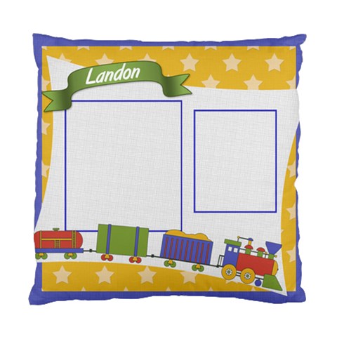 Train 2 Sided Cushion Case By Klh Back
