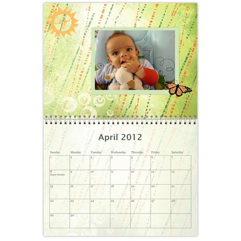 Family Calendar 2012 By Daniela Apr 2012