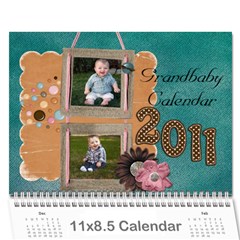 A and D Calendar  11 - Wall Calendar 11  x 8.5  (12-Months)