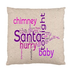 Santa baby fantasia purple swirls cushion 2 - Standard Cushion Case (Two Sides)
