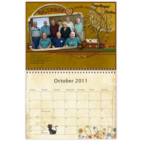 Kathy s Calendar By Linda Ward Oct 2011