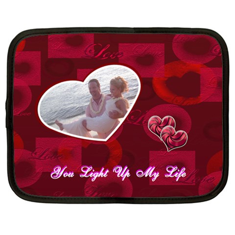 You Light Up My Life 15 Inch Extra Large Netbook Case By Ellan Front