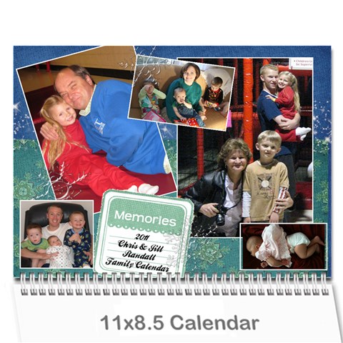 Randall Family 2011 Calendar By Julie Cover