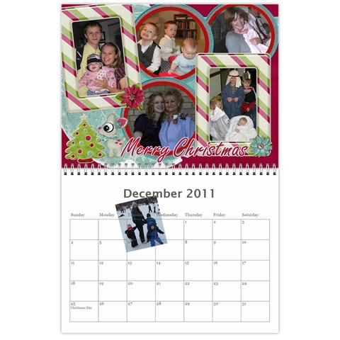 Randall Family 2011 Calendar By Julie Dec 2011