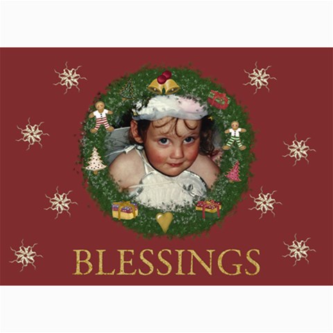 Blessings By Lillyskite 7 x5  Photo Card - 1