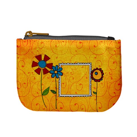 Yellow Flowers Coin Purse By Albums To Remember Front