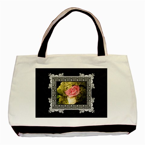 Black & White Tote Bag By Klh Back