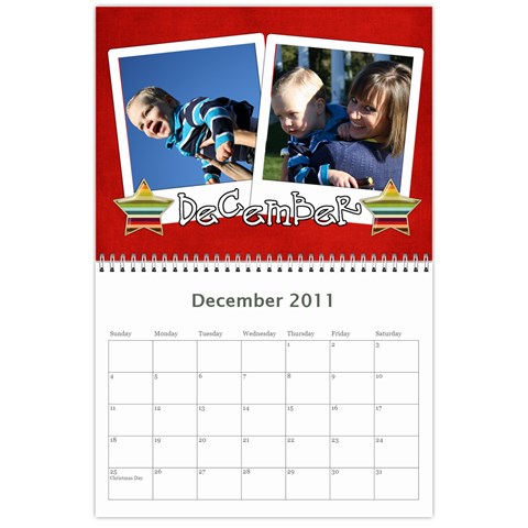 Calendar 2011 By Amanda Dec 2011