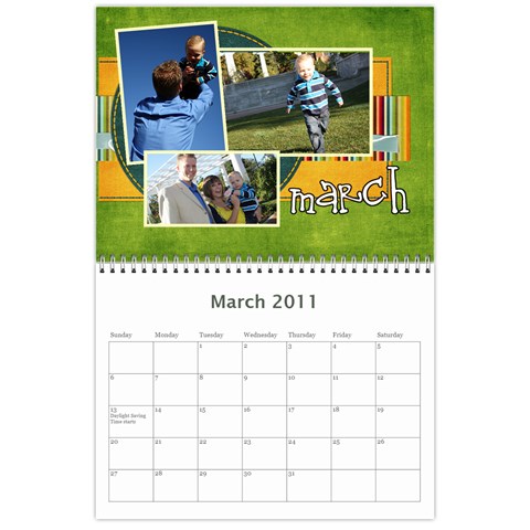 Calendar 2011 By Amanda Mar 2011
