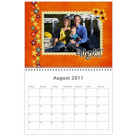 Calendar 2011 By Amanda Aug 2011