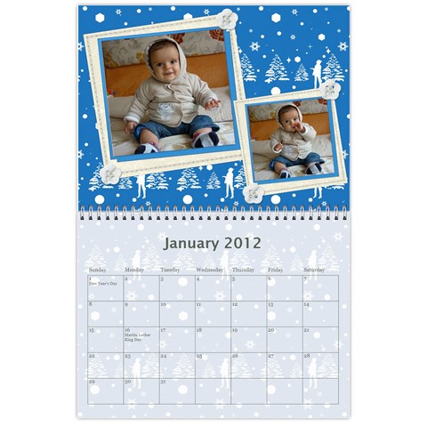 Family Calendar 2012 Jan 2012