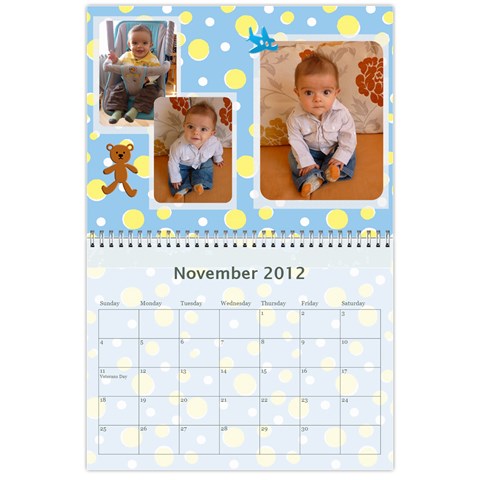 Family Calendar 2012 Nov 2012