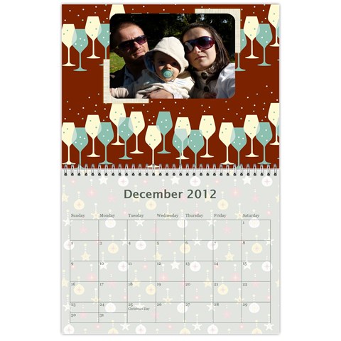 Family Calendar 2012 Dec 2012