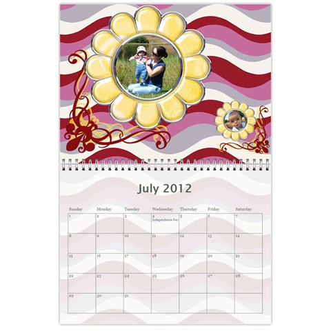 Family Calendar 2012 Jul 2012