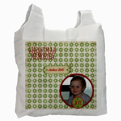 Jolly Christmas Recycle Bag (2 Sides) By Jen Front