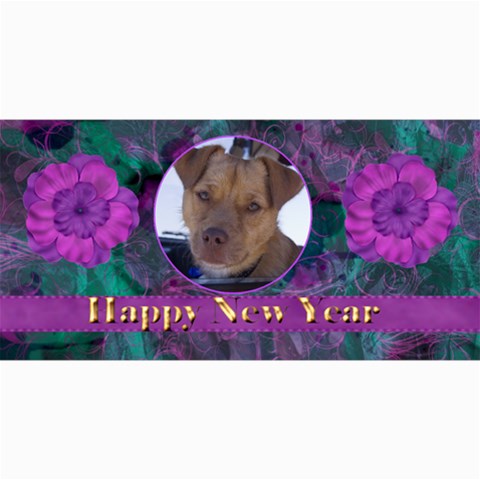 New Year 4x8 Card 2 By Joan T 8 x4  Photo Card - 2