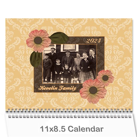 Heritage 12 Month Calendar By Klh Cover