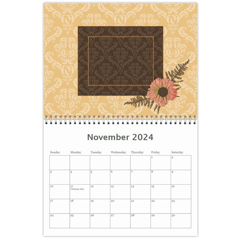 Heritage 12 Month Calendar By Klh Nov 2024