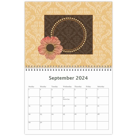 Heritage 12 Month Calendar By Klh Sep 2024