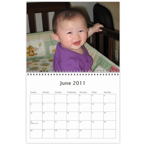 2011 Calendar Jun 2011
