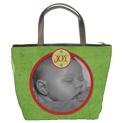 Joy Green Bucket Bag By Jen Back