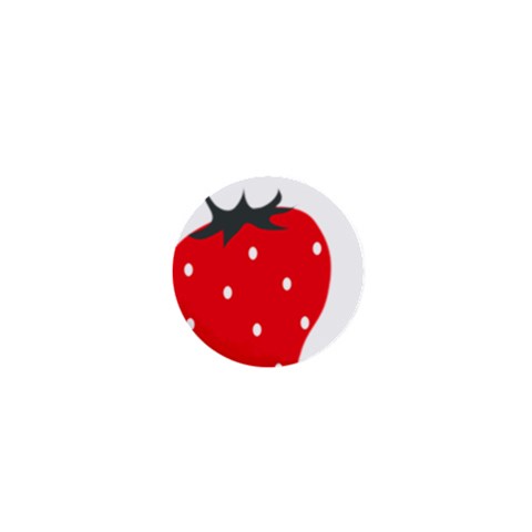 Kawaii Strawberry Button By Joyce Front