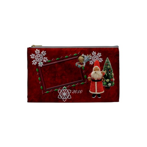 Santa Brought Us The Best Present In 2010 Small Cosmetic Case By Ellan Front
