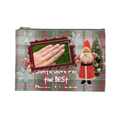 Santa Brought Us the BEST Present in 2010 Large Cosmetic Bag - Cosmetic Bag (Large)