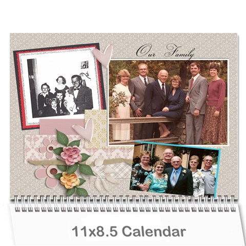 2011 Family Calendar By Peggy Reed Cover