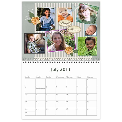 2011 Family Calendar By Peggy Reed Jul 2011