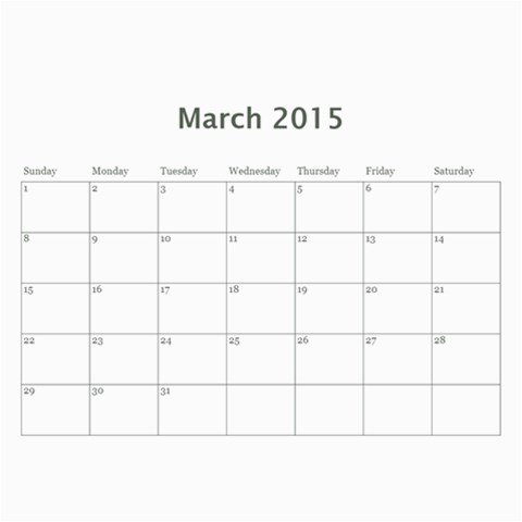 2015 Family Calendar 2 By Martha Meier Jun 2015