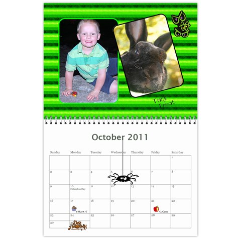 Family Calendar By Linda Larsen Oct 2011