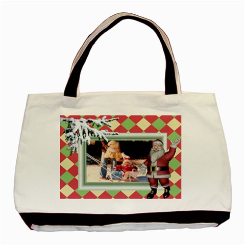 Here Comes Santa Custom Classic Tote Bag By Spg Front