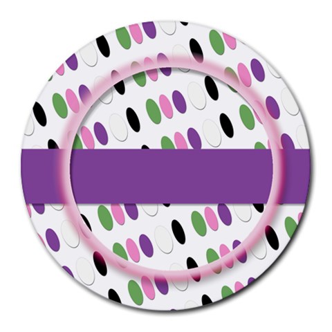 Mouse Pads By Brooke 8 x8  Round Mousepad - 18