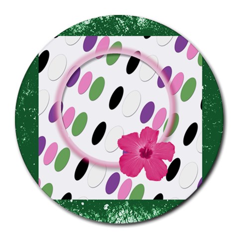 Mouse Pads By Brooke 8 x8  Round Mousepad - 9