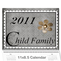 2011 Calendar - Wall Calendar 11  x 8.5  (12-Months)