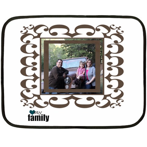 Small Family Blanket By Amanda Bunn 35 x27  Blanket Front