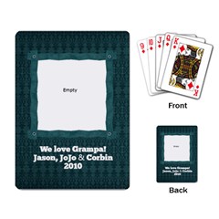 Grampa Don s Cards - Playing Cards Single Design (Rectangle)