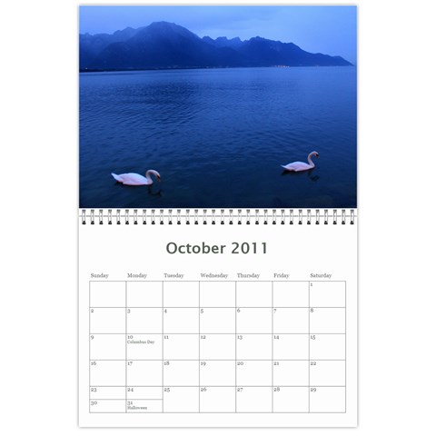 2011 Calendar By Chris Blackshear Oct 2011