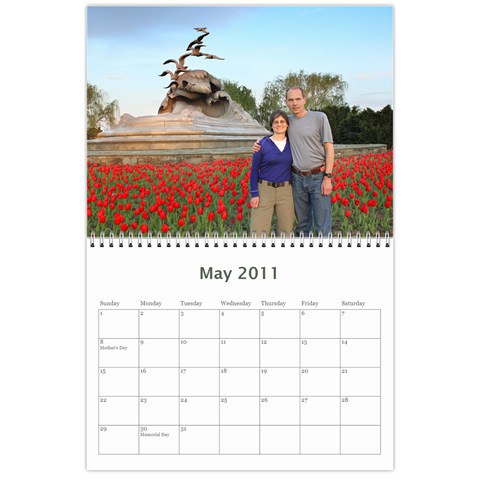 2011 Calendar By Chris Blackshear May 2011
