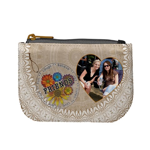 Friends Mini Coin Purse By Lil Front