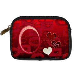 I Heart You Red Love Digital Camera Case - Digital Camera Leather Case