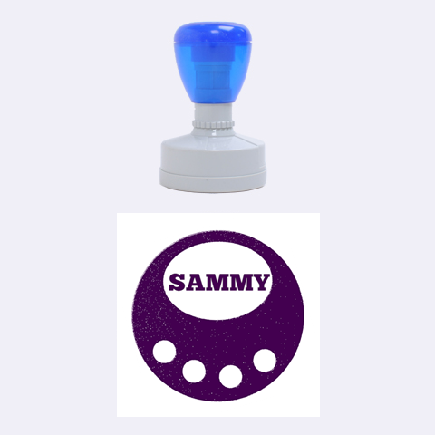 Sammy Circle By Carmensita 1.5 x1.5  Stamp