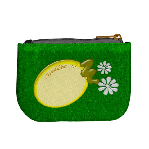 Green Custom Mini Coin Purse Template By Happylemon Back